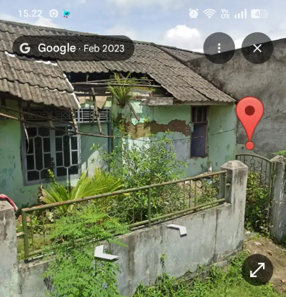 JUAL TANAH DI GRAHA WALANTAKA LT.84m (RUMAH RUSAK)