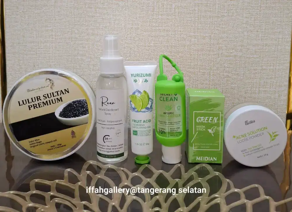 Body Care Perawatan Wajah dan Tubuh 1 Set Isi 6 Macam Murah Siap Pakai