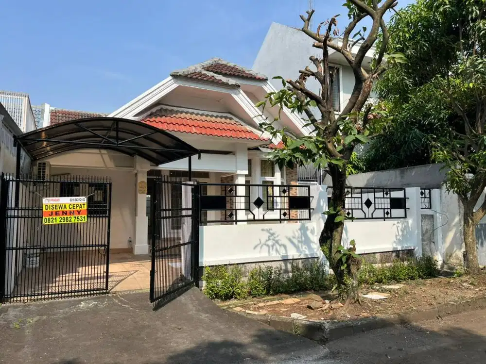 Sewa Rumah Gading Serpong 1D - Jalan 4 Mobil Dekat Sekolah Penabur