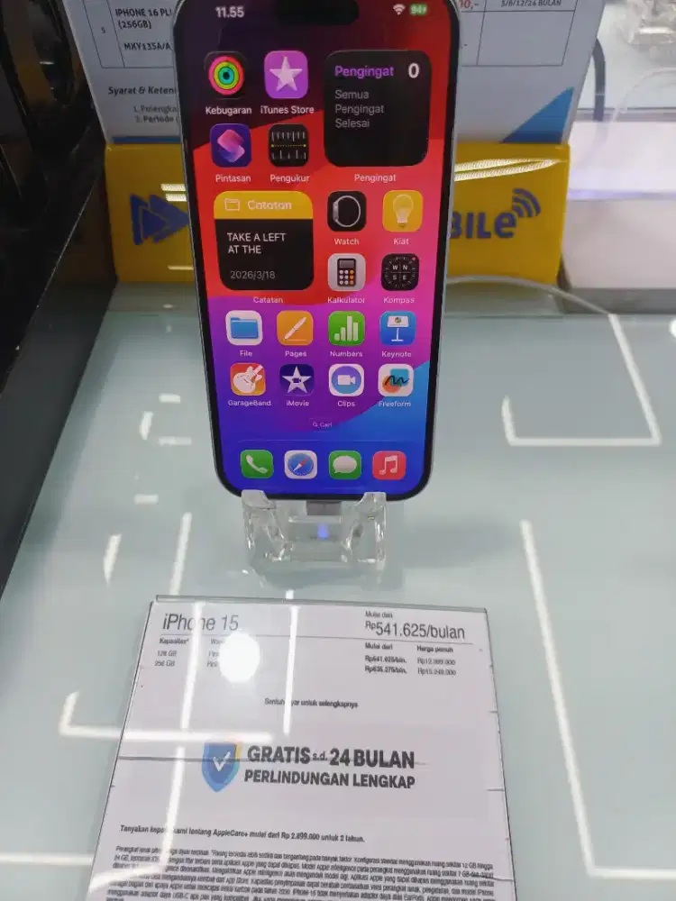 Iphone 15 basic 128GB Cicilan tanpa kartu kredit DP 0%