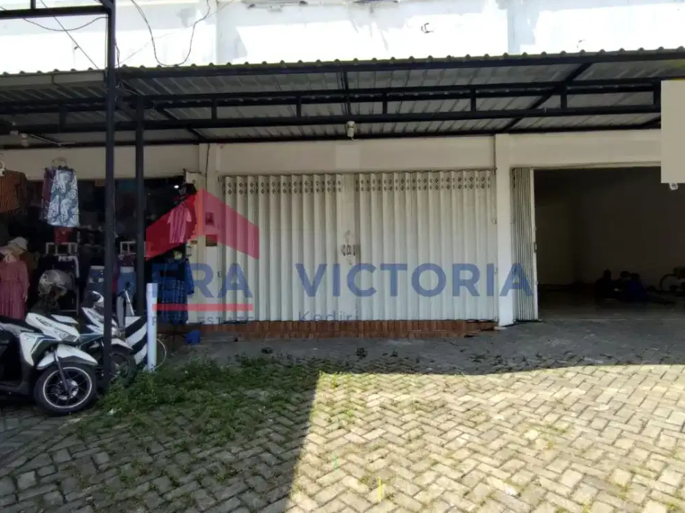 Ruko Sewa di Lokasi Strategis Kediri Kota Pusat Pertokoan Area Parkir Luas