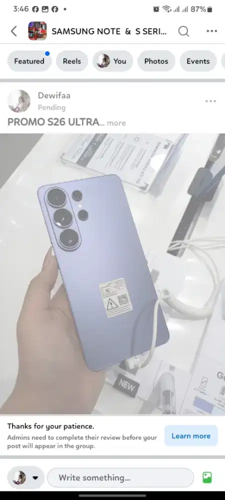 S26 ULTRA GARANSI RESMI SEIN