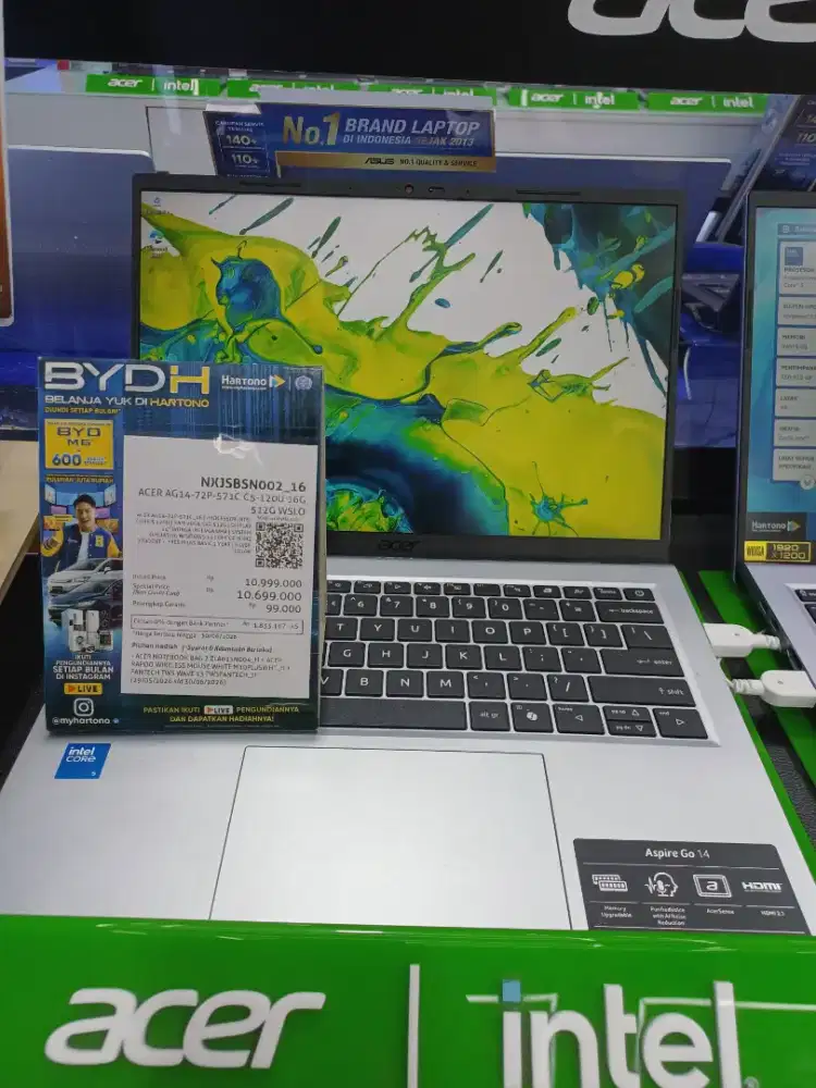 Laptop Acer Core i5 Gen 13 RAM 16GB Cicilan tanpa kartu kredit DP 0%