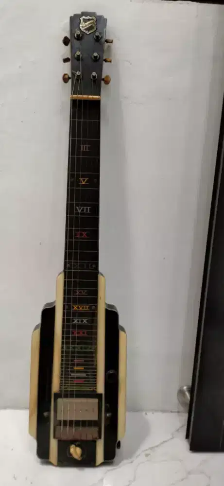 National New Yorker Lap Steel Gitar Vintage USA ±1950 Original With HC