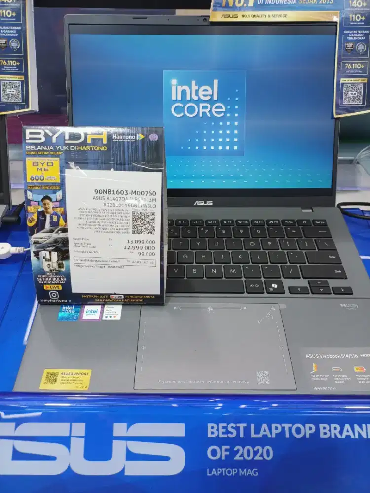 ASUS Vivobook S14 Intel Core i5, Cicilan tanpa kartu kredit DP 0%