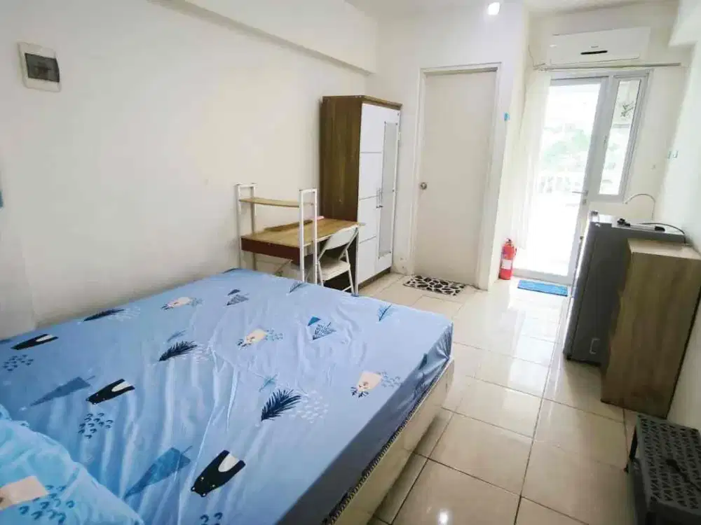 Disewakan Apartemen Educity Studio Furnished Tower Yale Lantai 6 Strategis Dekat Pakuwon City Mall Surabaya Timur