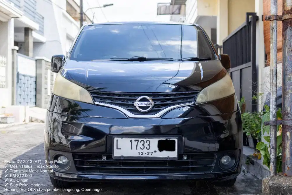 Nissan Evalia XV AT 2013 – Pajak Hidup, Mesin Halus, Siap Pakai