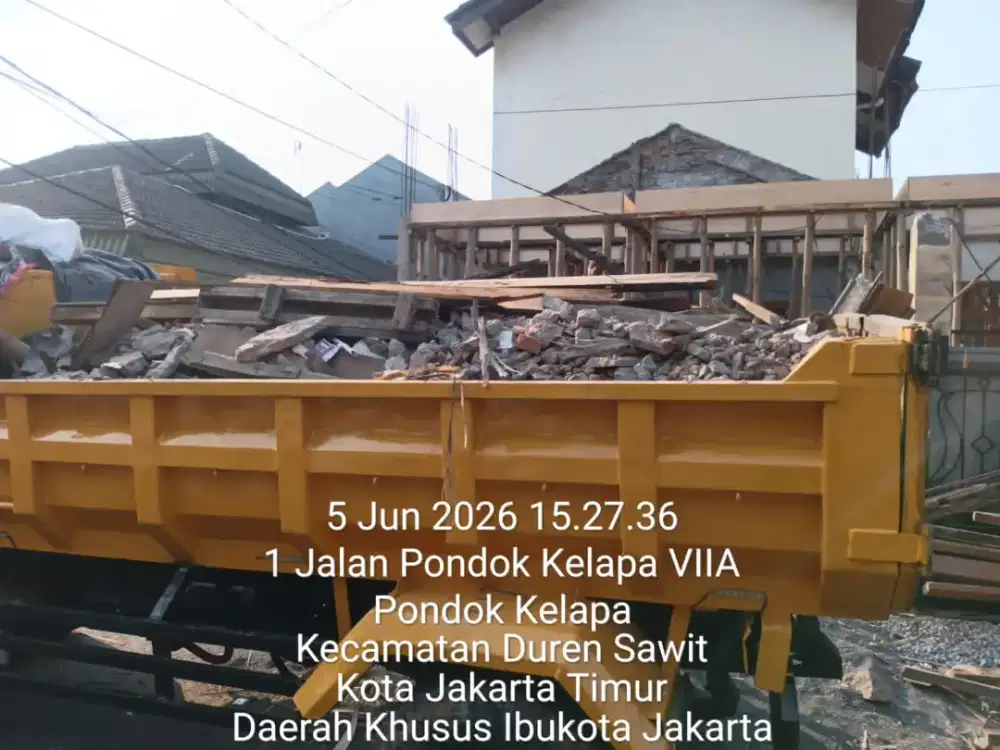 Jasa buang puing dan angkut sampah