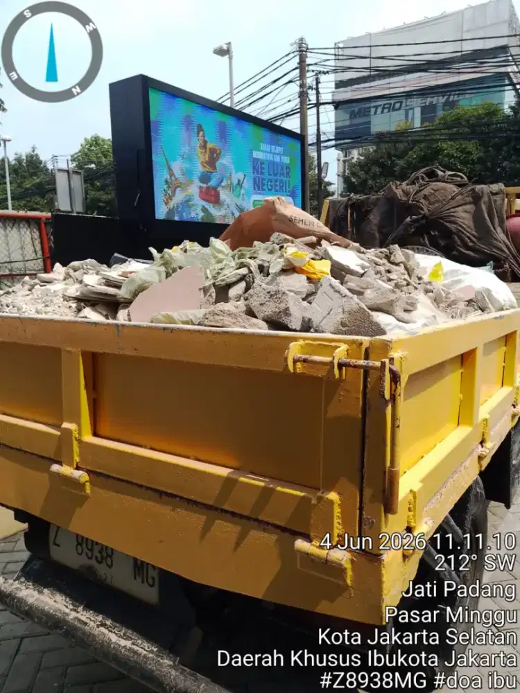 Buang puing dan pengurugan