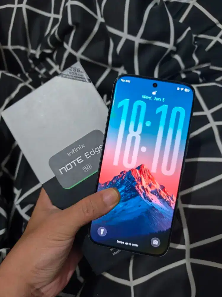 Infinix note edge 5G ram 8/256GB fullset