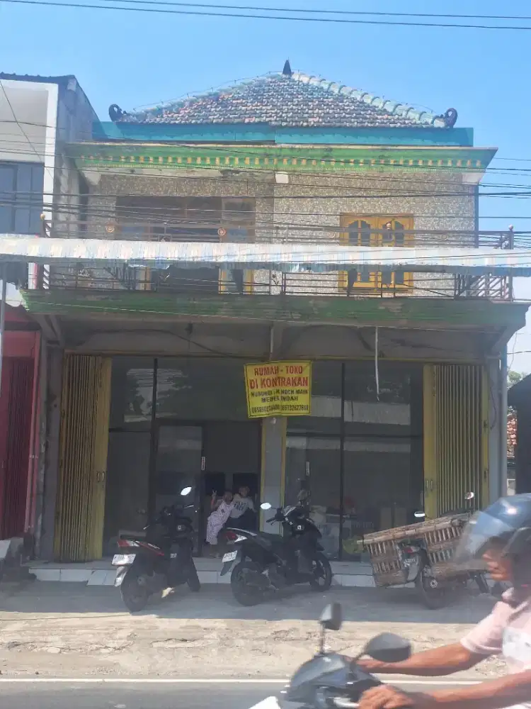 Disewakan ruko dan tempat tinggal