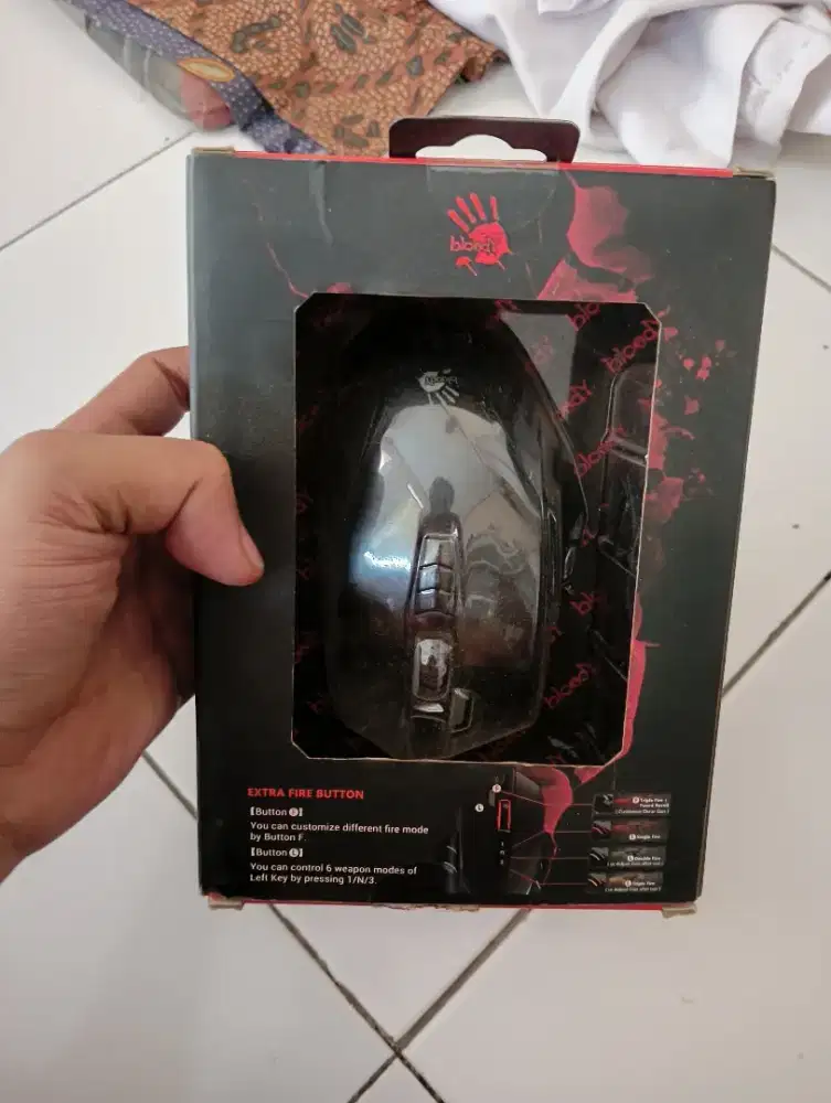 Mouse macro Bloody J95s