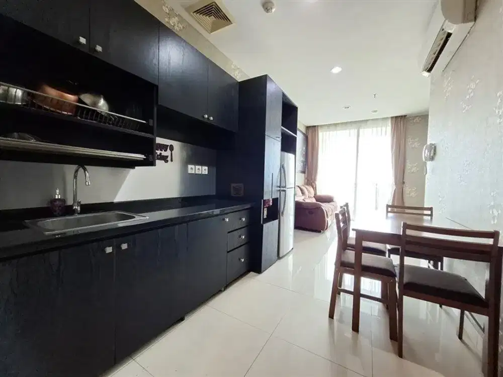 Terhubung Langsung Mall CP, Disewakan Apartemen Central Park Residences 1BR Furnished Interior Modern Siap Huni, Area Strategis Di Tanjung Duren