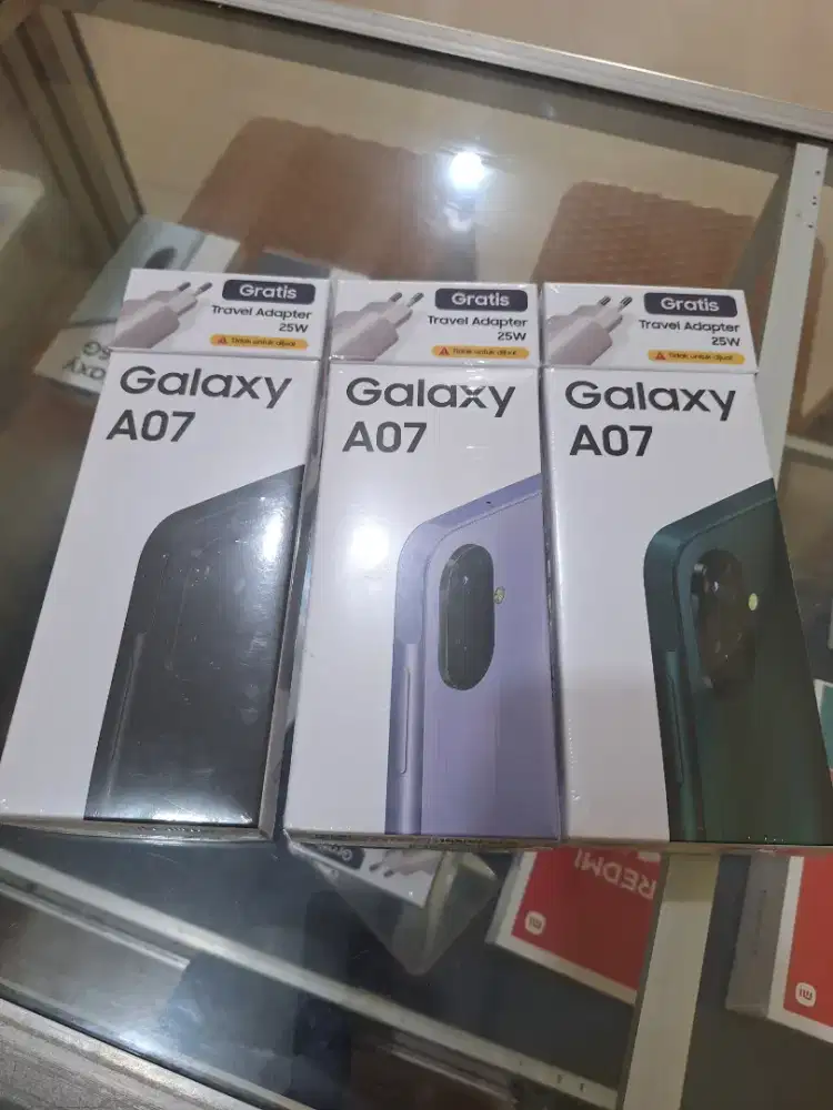 Termurah!! Samsung A07 ram 4+4/64gb Baru Garansi resmi 1 tahun