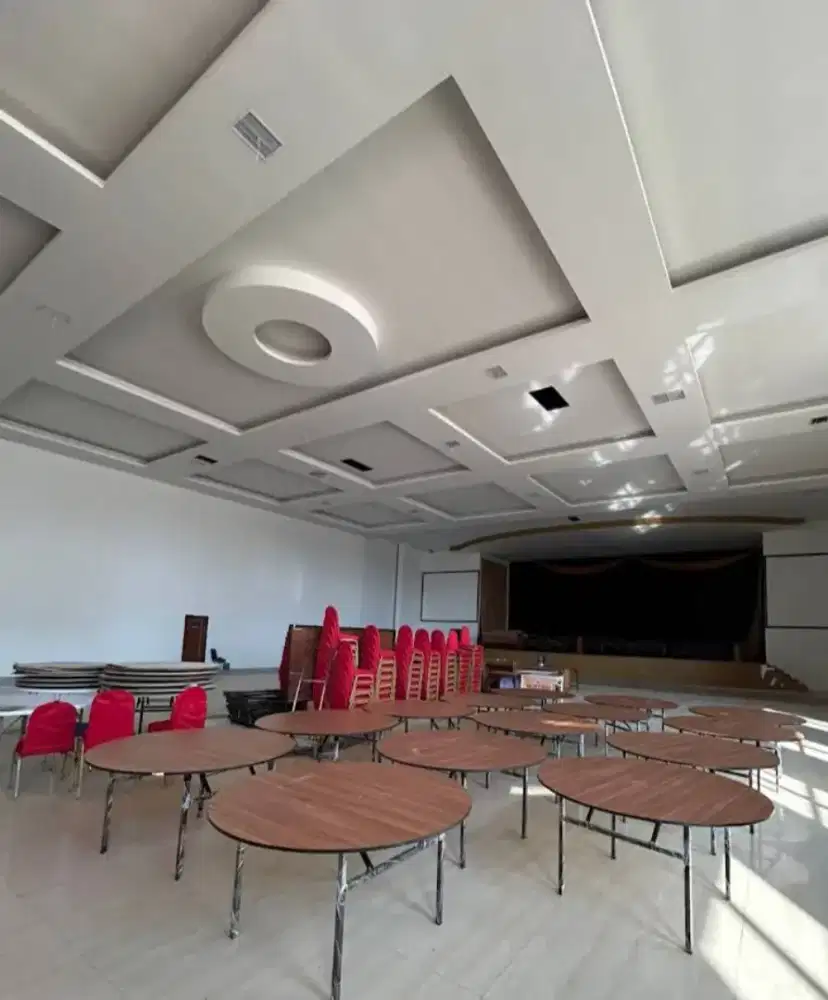 Meja Lipat IBM Bulat Meja Ballroom Meja Makan D150x75