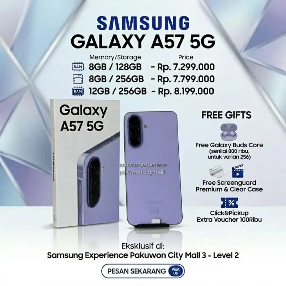 Samsung Galaxy A57 gratis Galaxy Buds Core