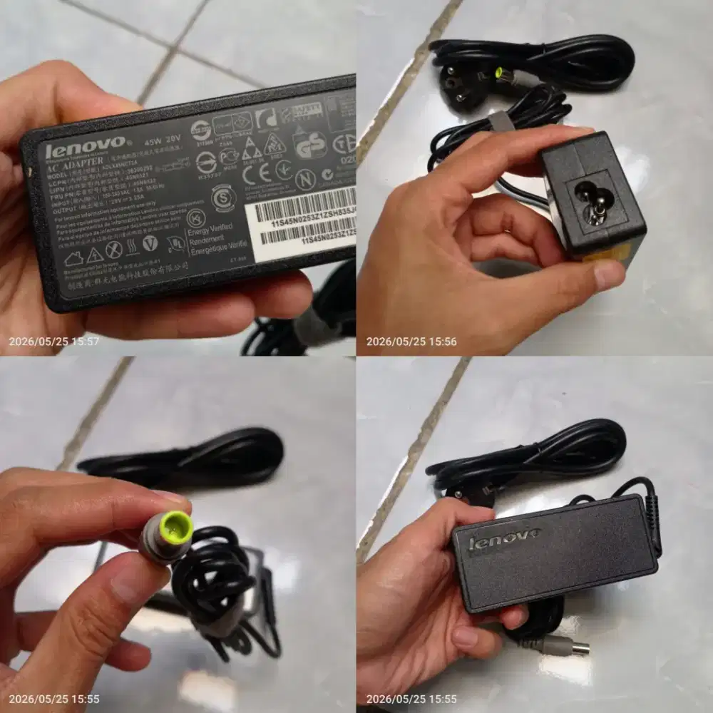 COD Kab Bandung Charger laptop Lenovo ORI