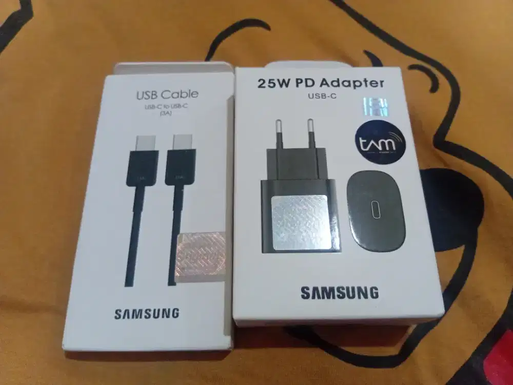 Charger Original Samsung PD 25watt+kabel Data Tipe C To C 3A