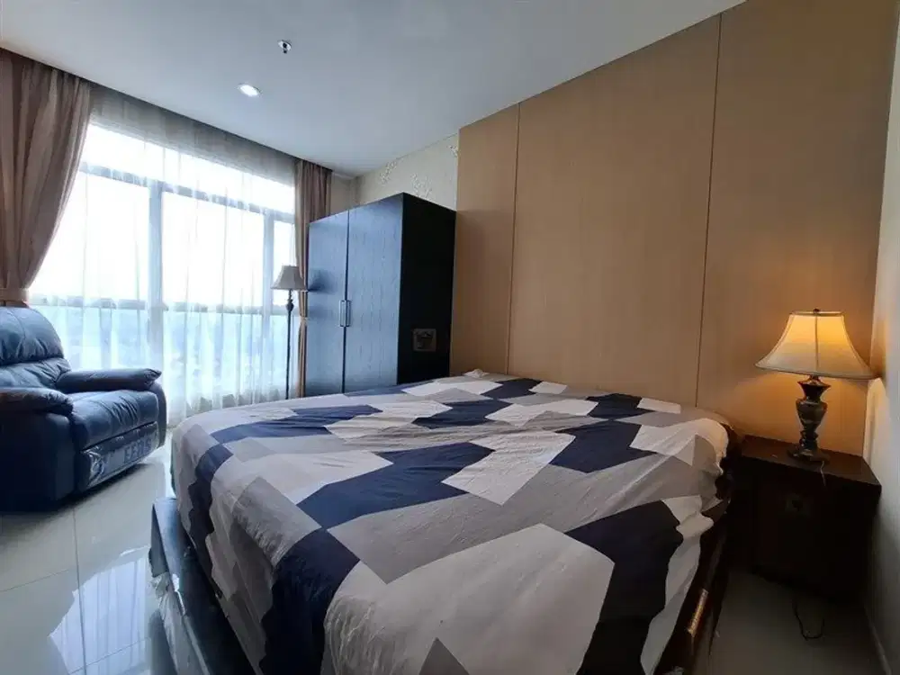 Ready Survey & Siap Huni Disewakan Apartement Central Park Residences 1BR Furnished Interior Terhubung Langsung Mall CP Di Tanjung Duren Jakarta Barat