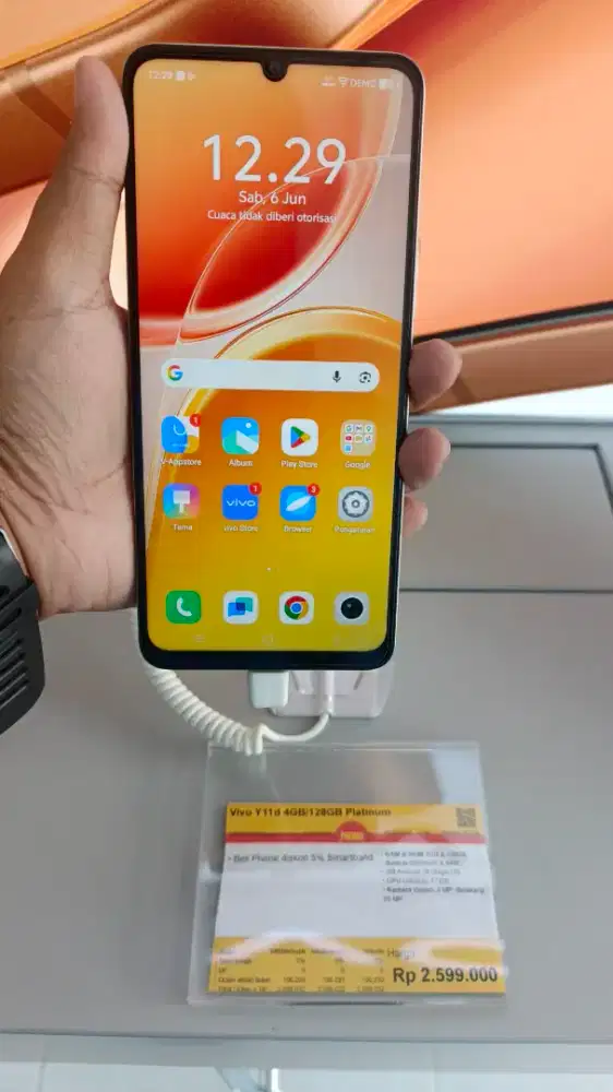VIVO Y11D 4GB/128GB GARANSI RESMI
