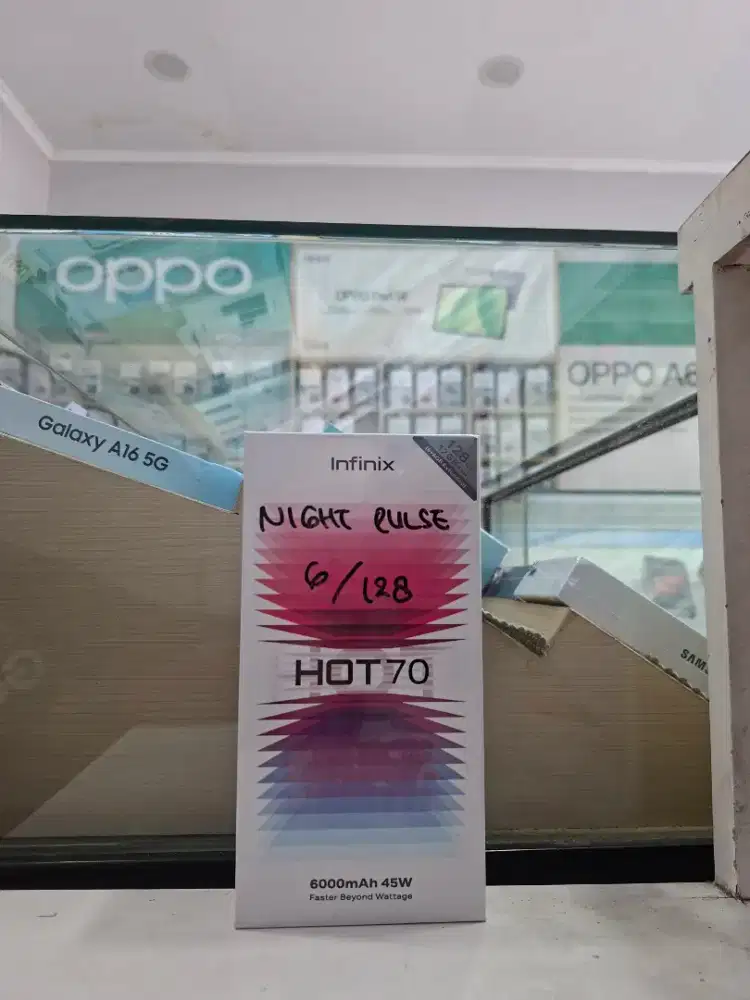 INFINIX HOT 70 6/128 NEW MURAH GARANSI RESMI