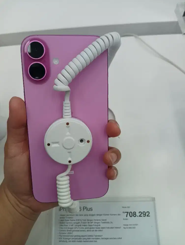 Promo Free 1x angsuran Iphone 16 basic ram 128