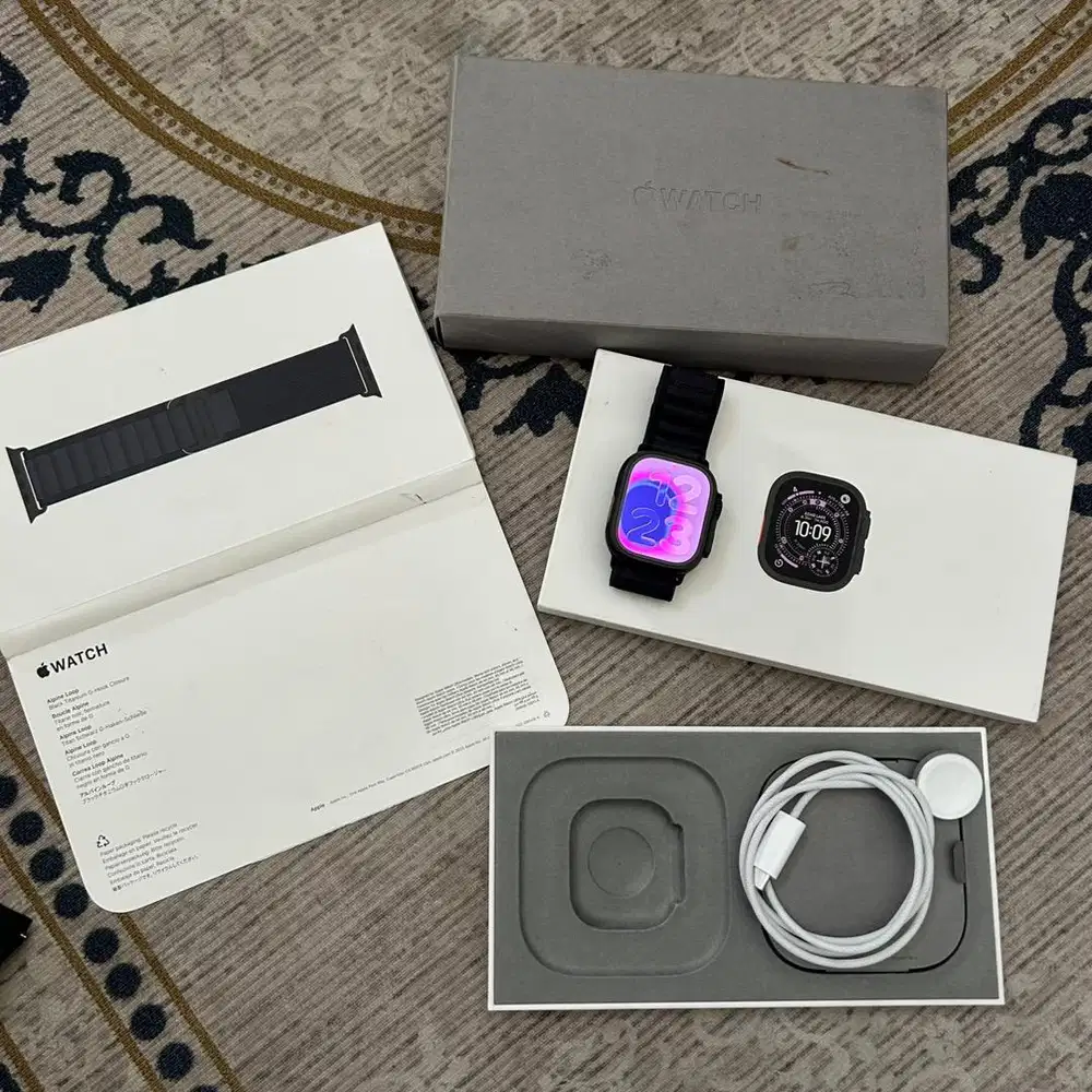 Apple watch ultra 3 (GPS+CELL) titanium 49mm garansi ON IBOX saip paka
