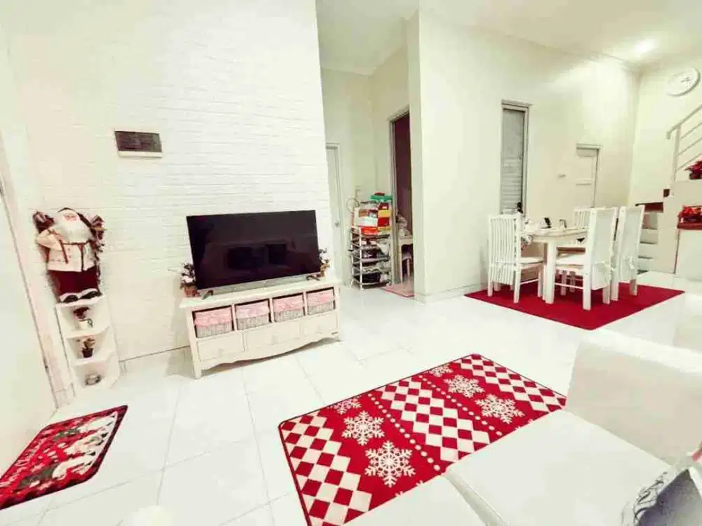 Disewakan Rumah Full Furnish Siap Huni di Cluster Navona Gading Serpong