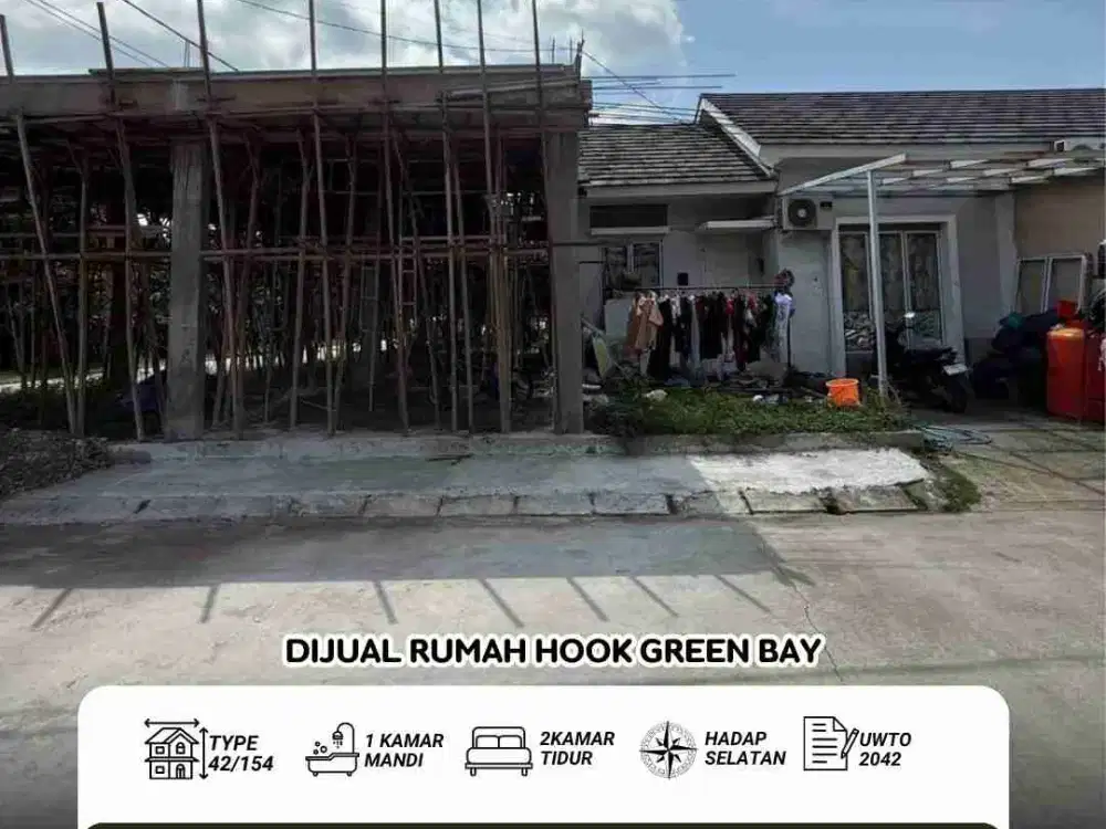 Dijual cepat rumah Hoook greenbay tiban