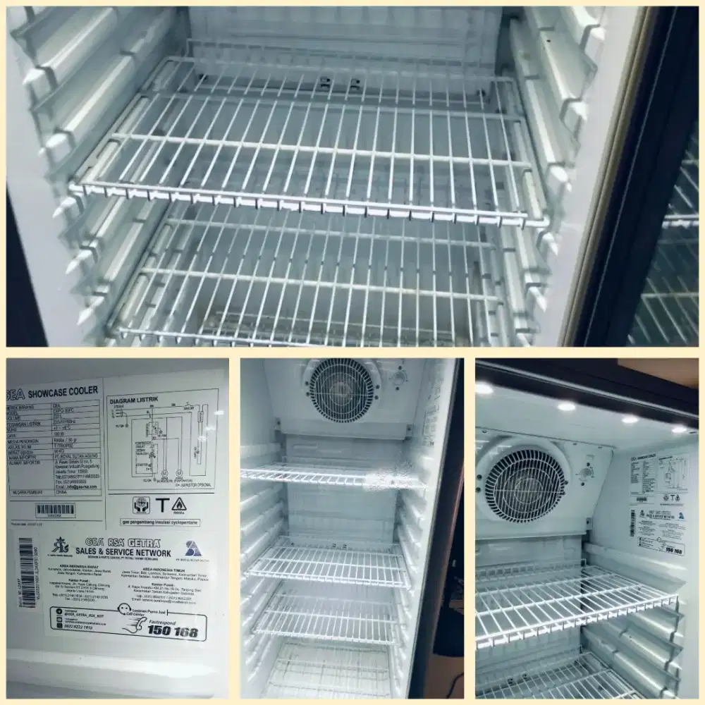 Kulkas display chiller GEA