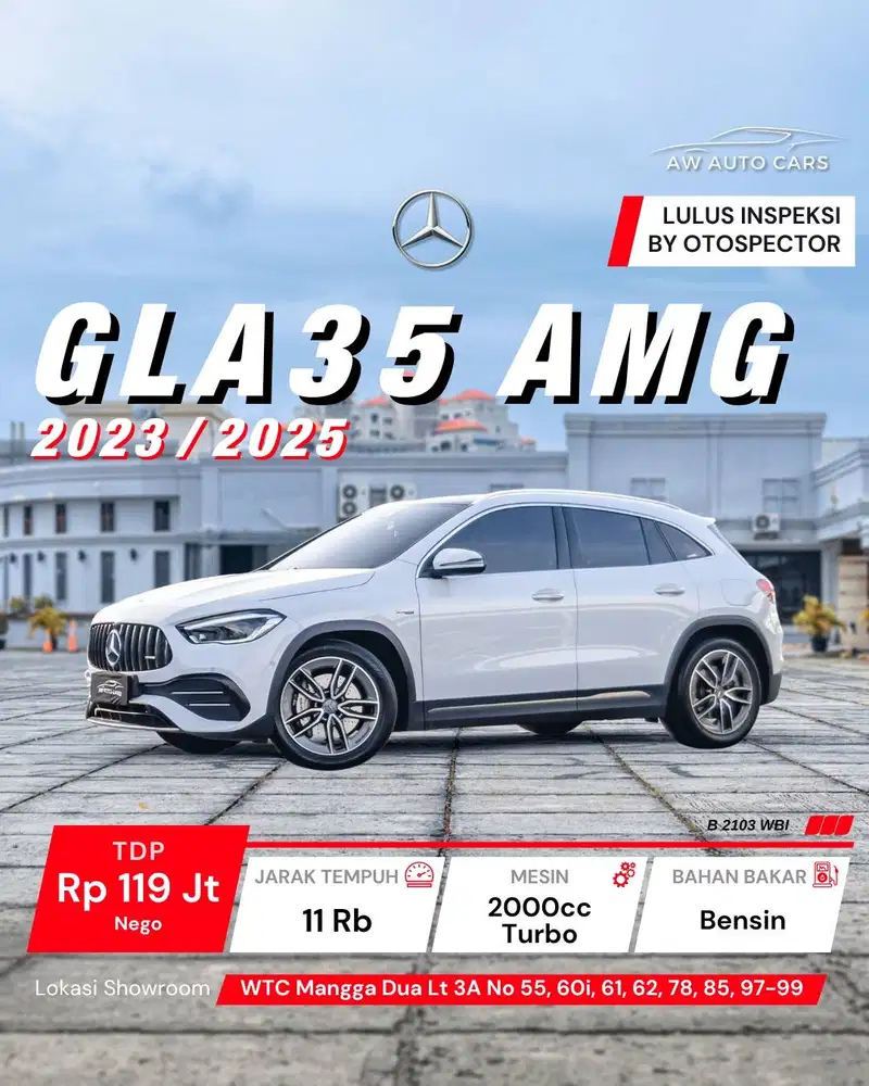 Mercedes Benz GLA35 AMG 2025 NIK 2023  Mercy GLA 35 2024