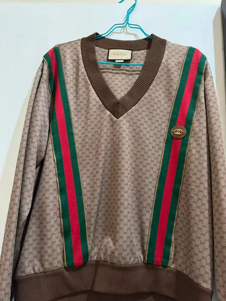 Cardigan gucci pria original