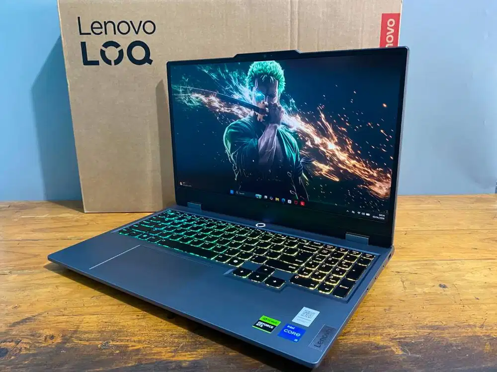 Lenovo LOQ 15IRX9 i5-13450HX RAM 16GB RTX 3050 6GB Garansi 2027