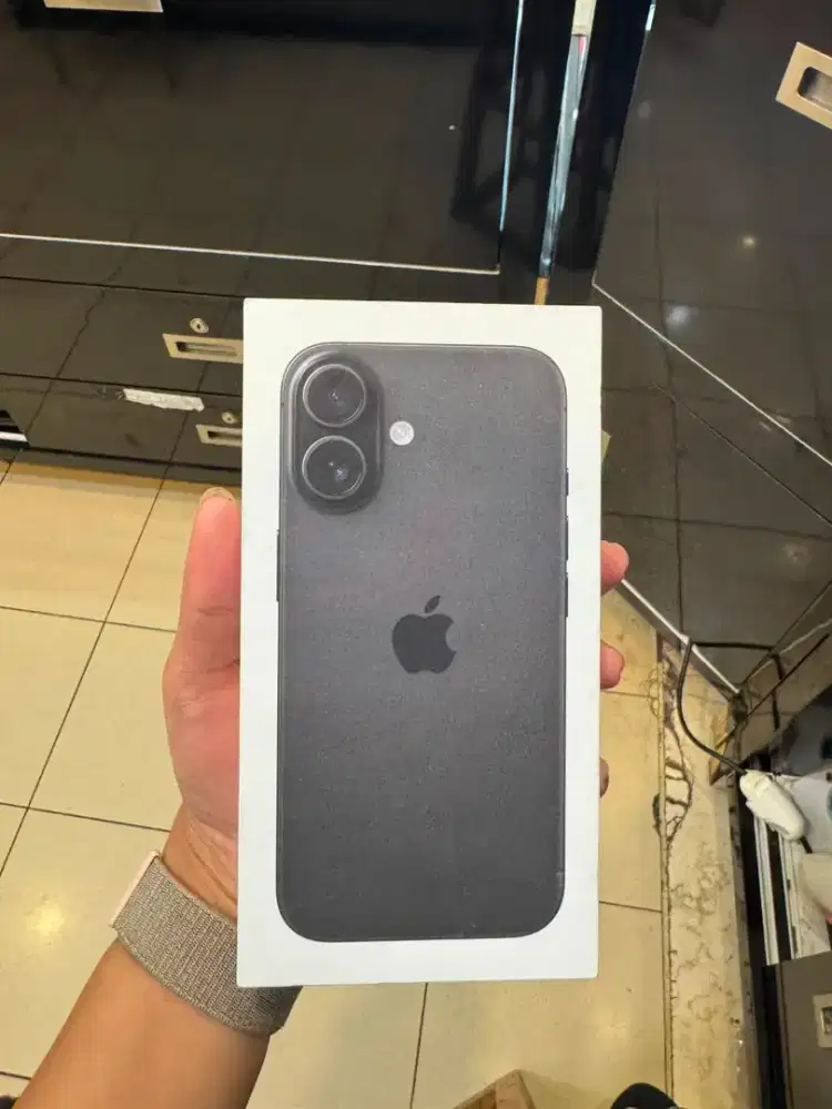 iPhone 16 128GB Black Garansi ibox New SEGEL