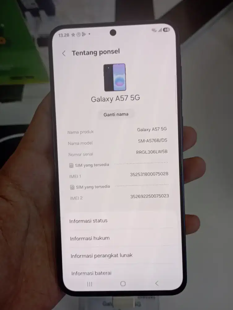 Samsung galaxy A57 5G Ram 8/128 GB Cicilan Tanpa DP