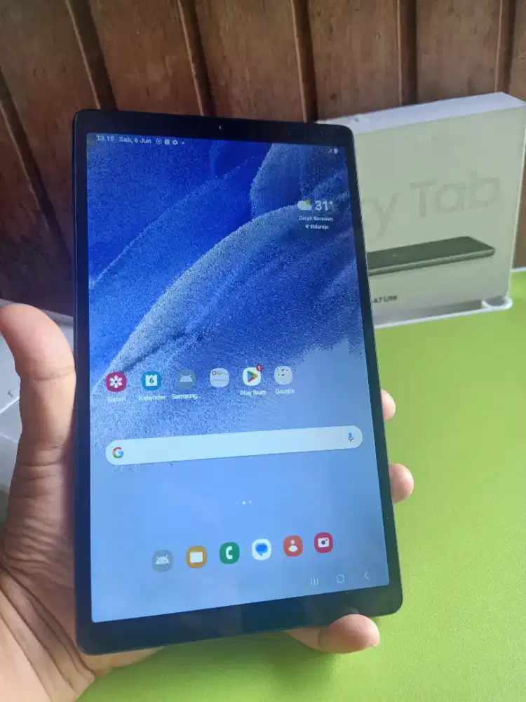 Samsung Galaxy Tab A7 Lite Ram 3Gb/32Gb lengkap (bisa kartu)