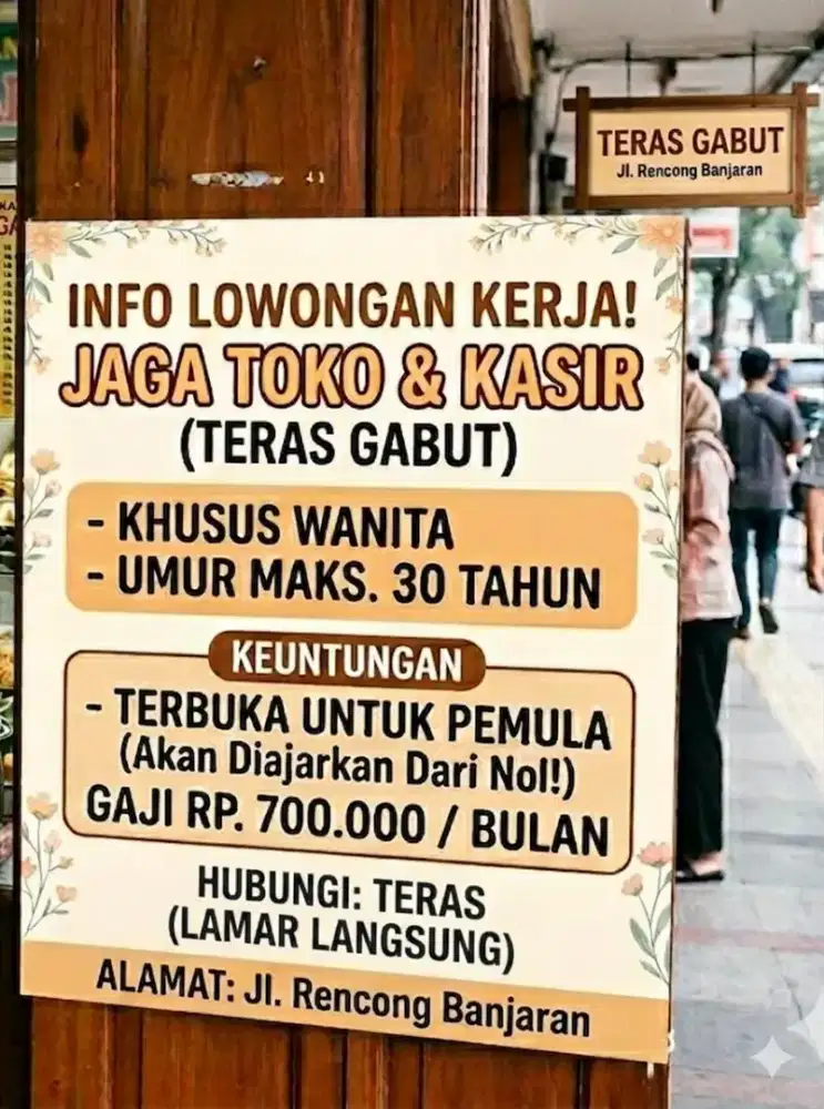 Penjaga Toko Makanan