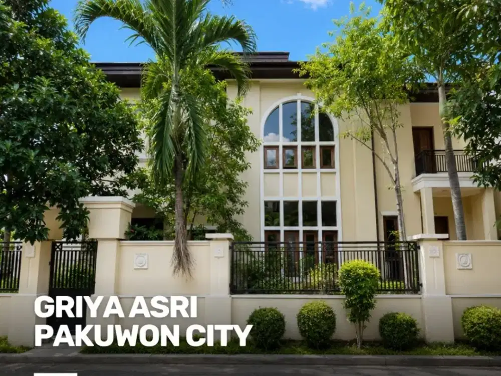 Rumah Griya Asri Pakuwon City  STRATEGIS MURAH HITUNG TANAH