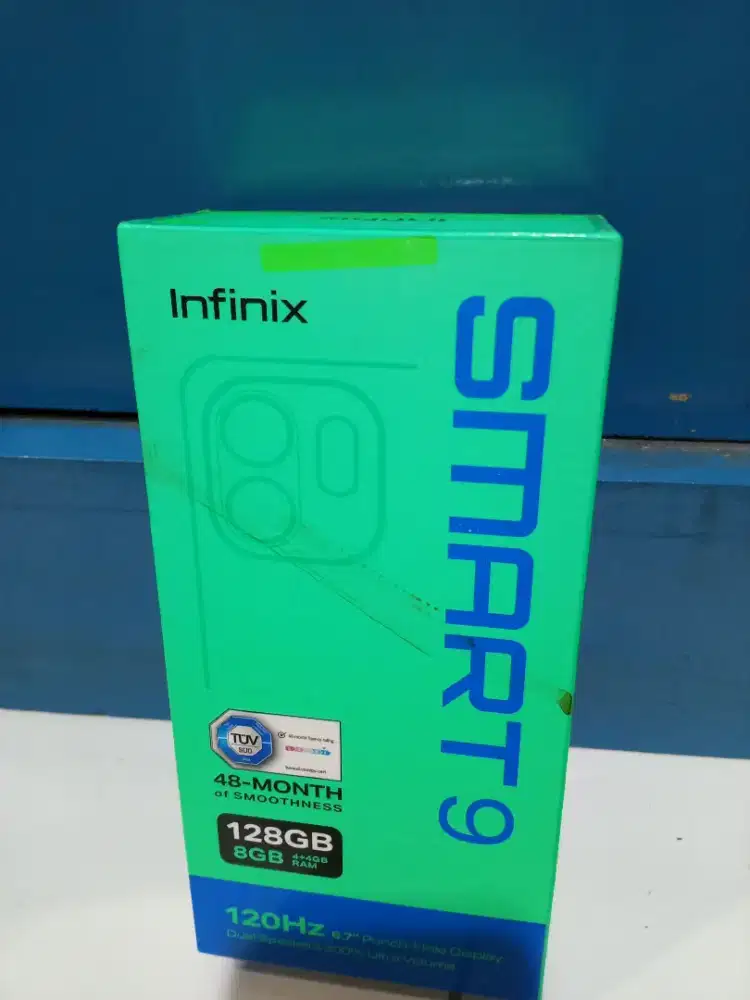 Jual hp Infinix smart 9 ram.4+4gb / 128