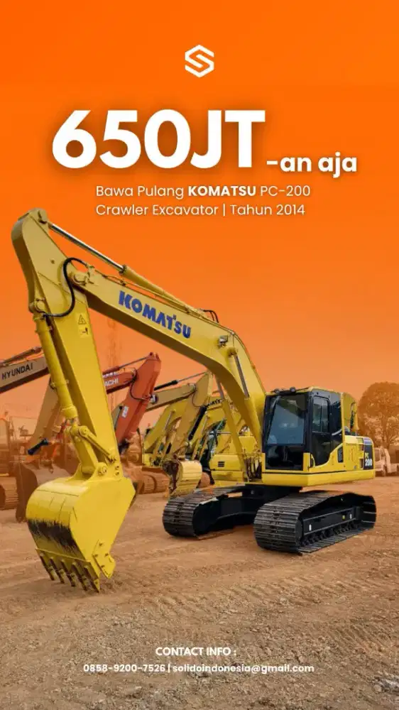 KOMATSU PC-2007 TAHUN 2014 (+62858-9200-7526)