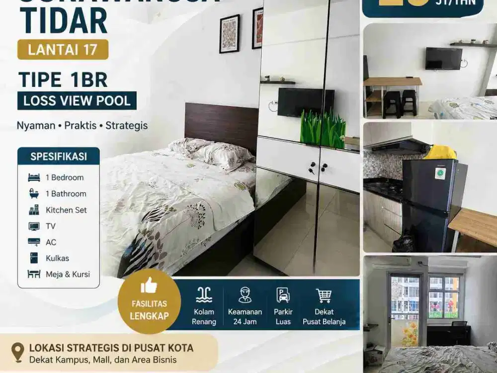 apartement gunawangsa tidar murah furnish