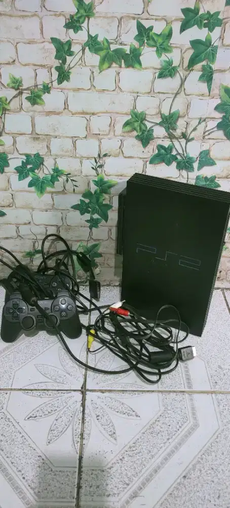PS 2 fat matrix HDD 80 GB kondisi normal nominus