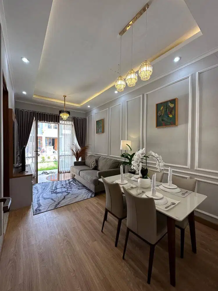 Jual Rumah Minimalis Full Furnished 2 Lantai di Cherry Field Buah Batu