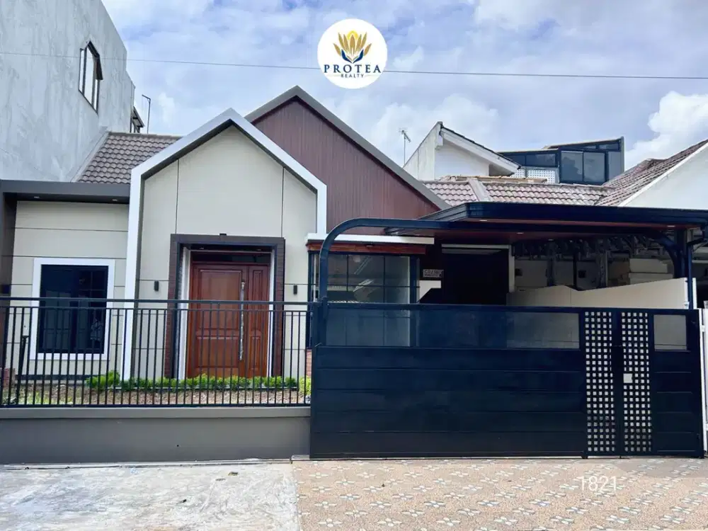 DIJUAL RUMAH SIAP HUNI, ROW JALAN LEBAR DI KENCANA LOKA BSD