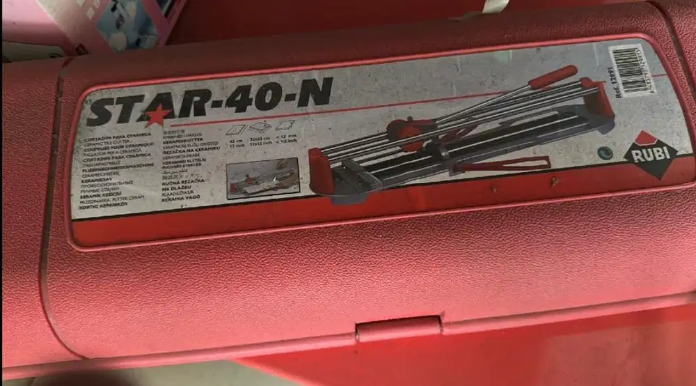 Rubi Star 40-N Plus Pemotong Keramik Manual Tanpa Mata Potong
