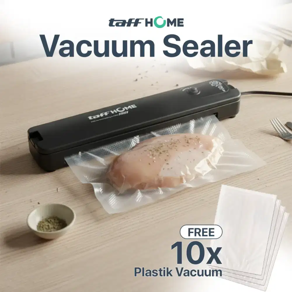 Alat Vakum Makanan Vacuum Sealer Packaging Machine with Bag