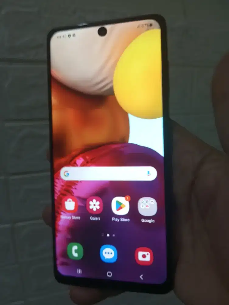 Samsung A71 ram 8/128 NFC on kondisi normal mulus