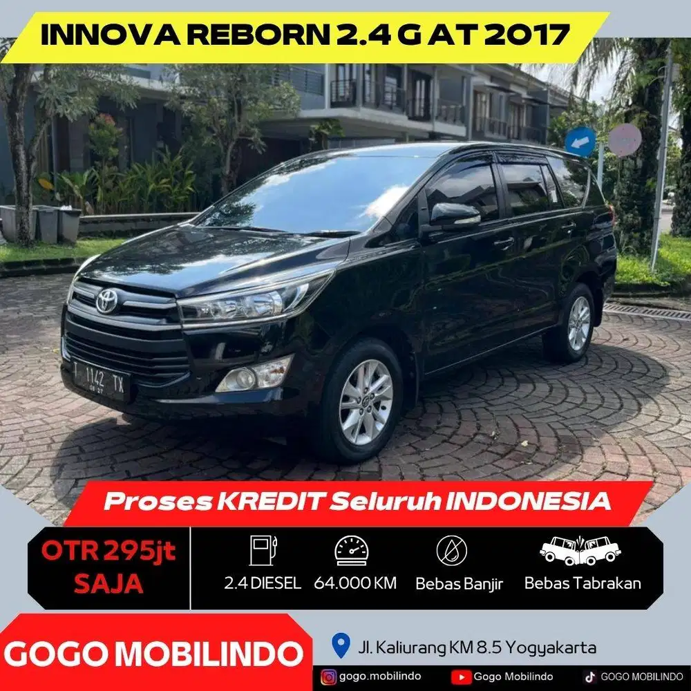 Toyota Innova Reborn G Matic 2017 ORISINIL DP Minim Xpander
