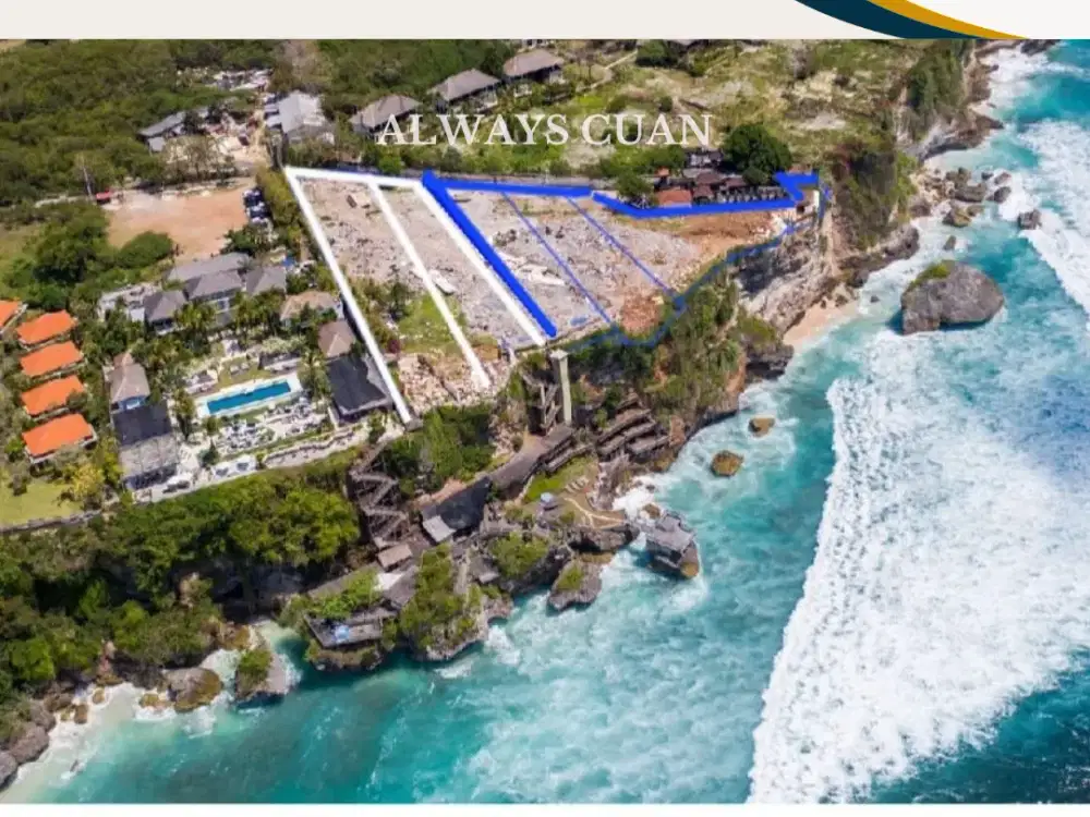 Di Jual Tanah di Tebing Padang Padang Pecatu Siap Bangun