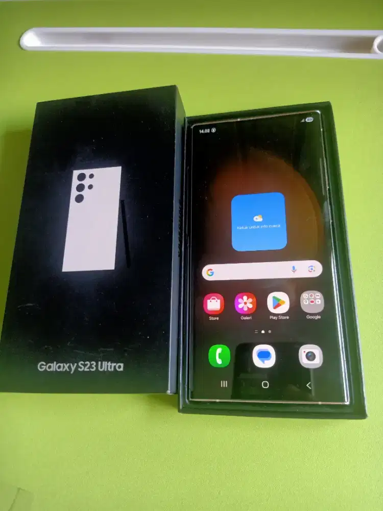 Samsung Galaxy S23 ultra Ram 12Gb/512Gb lengkap